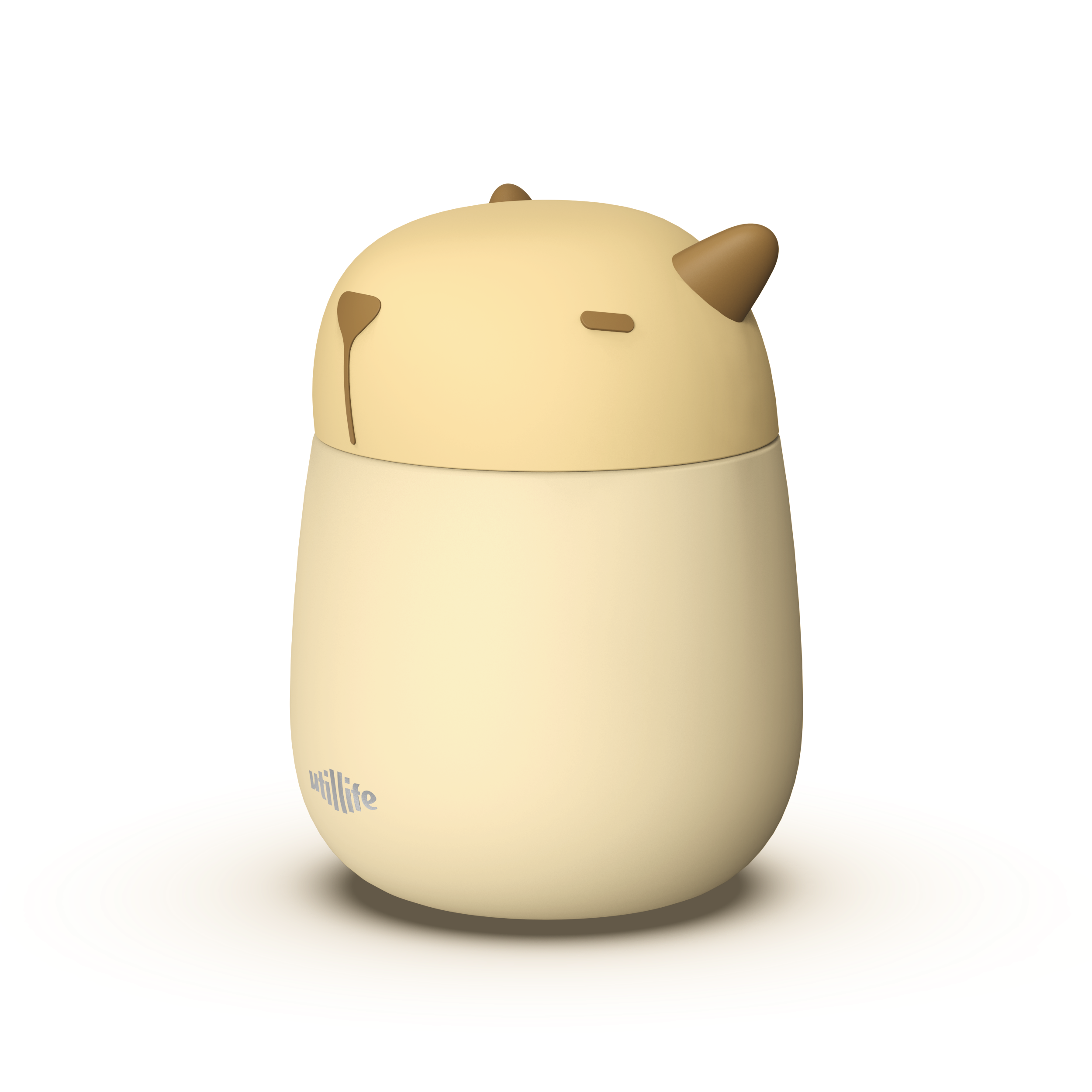 Zoofiesta Kids Insulated Food Jar - Capybara - Vacuum Thermos for Hot & Cold Meals