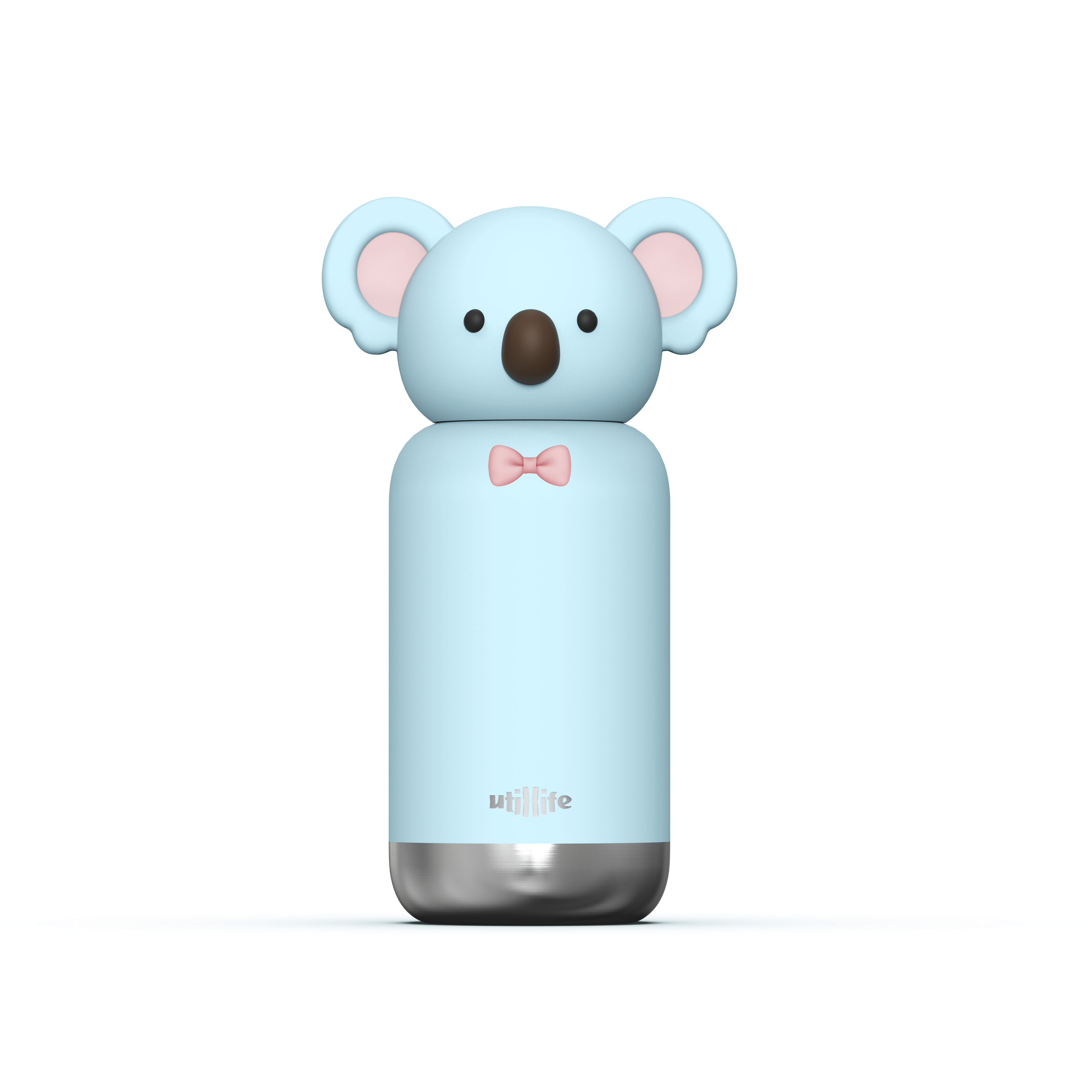 Zoofiesta Kids Insulated Water Bottle - Koala Design - Leak-Proof & BPA-Free
