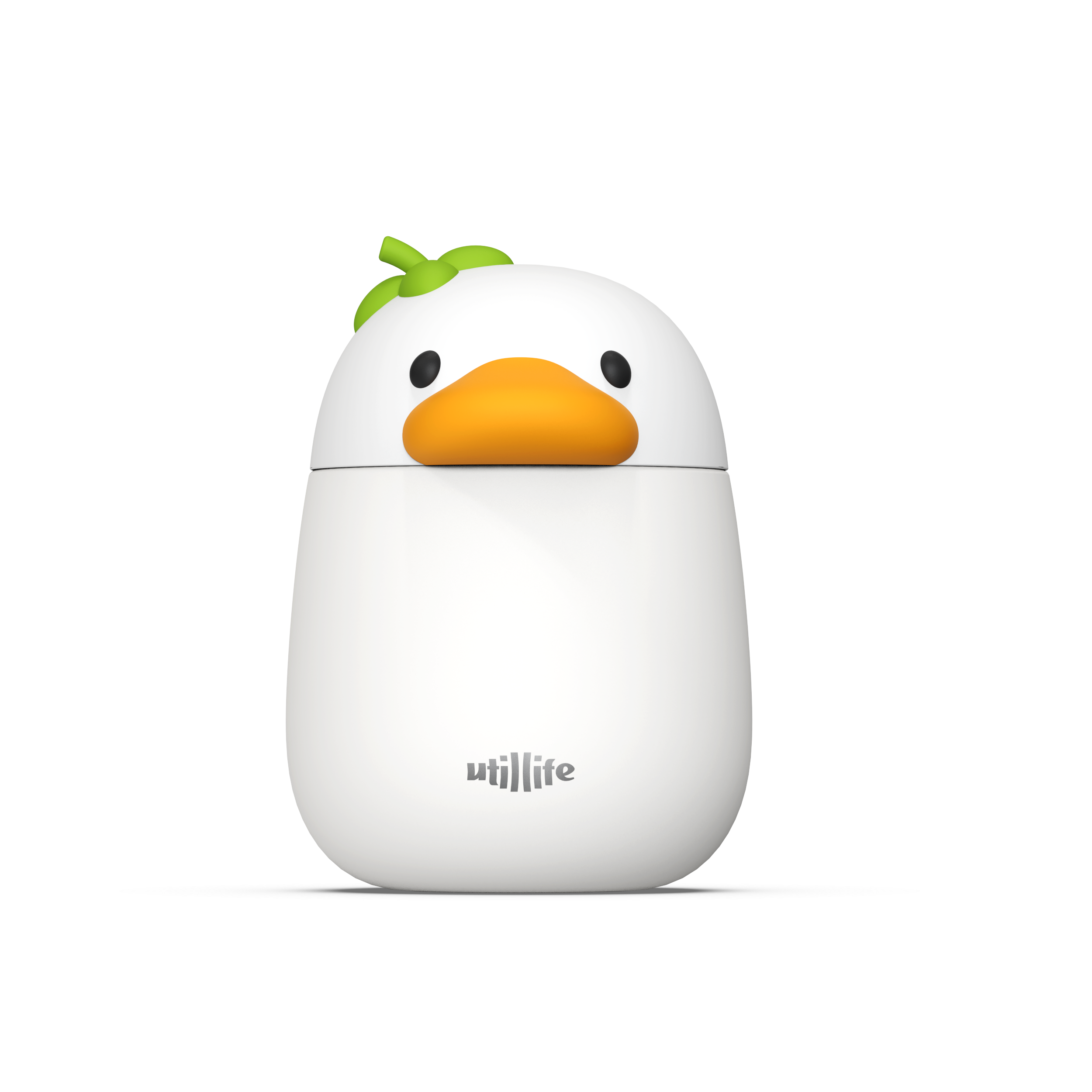 Zoofiesta Kids Insulated Food Jar - Duck - Vacuum Thermos for Hot & Cold Meals