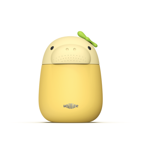 Zoofiesta Kids Insulated Food Jar - Dugong - Vacuum Thermos for Hot & Cold Meals