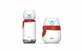 Zoofiesta Bundle - Insulated Water Bottle & Insulated Food Jar - Polar Bear Design