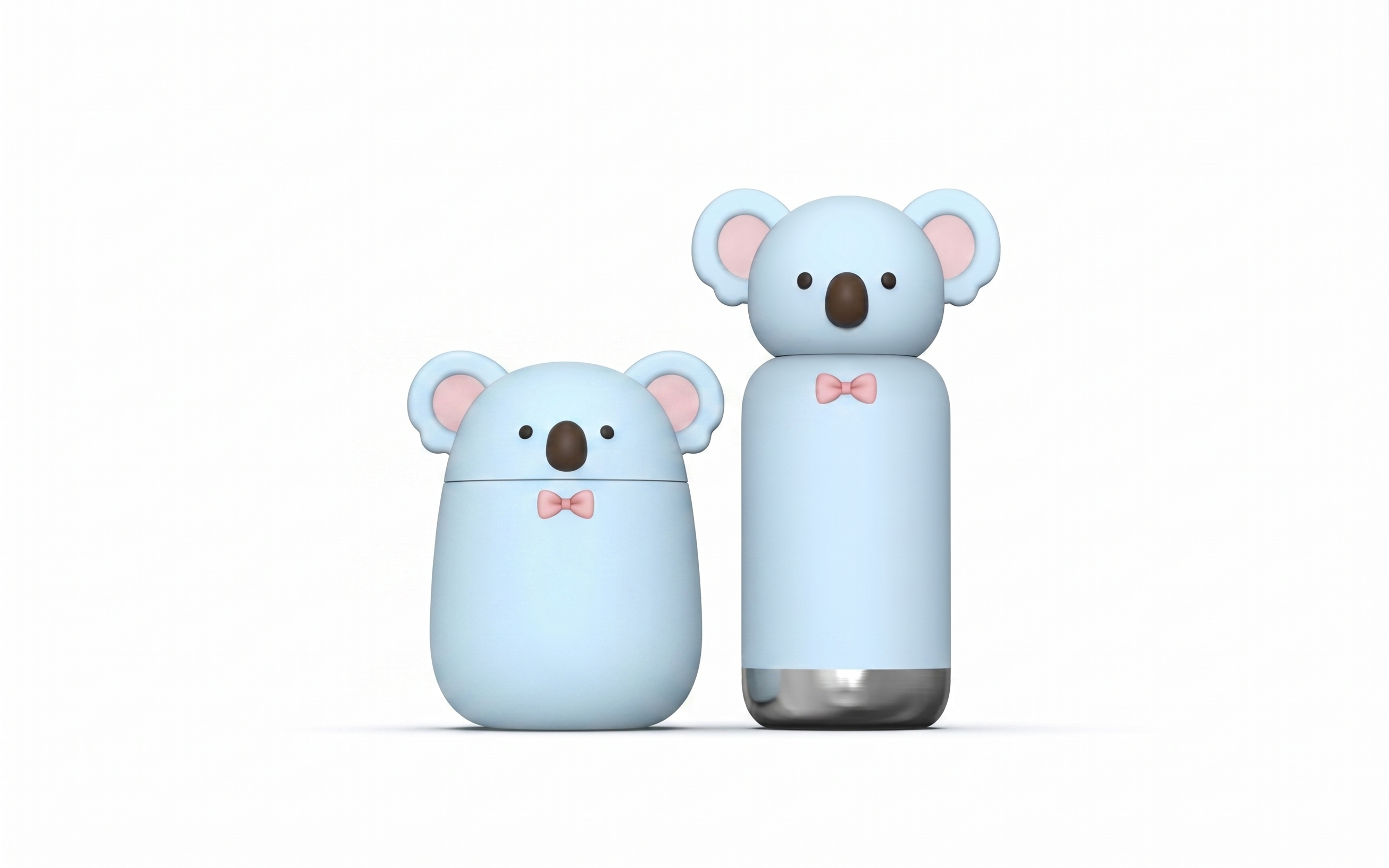 Zoofiesta Bundle - Insulated Water Bottle & Insulated Food Jar - Koala Design